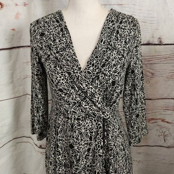 Soma Side Twist 3/4 Sleeve Dress Size Medium NWT - Picture 4 of 5